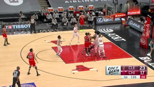 【NBA集锦】这就是全明星的实力!拉文手起刀落连中三分