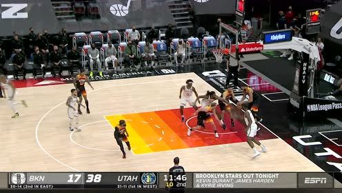 【NBA集锦】得分是不可能得分的！戈贝尔开场怒送一大帽