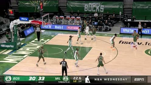 【NBA集锦】兄弟间的连线 字母哥突破连线大哥双臂炸筐