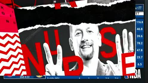 【NBA录像回放 原声】掘金vs猛龙第1节英文原声回放