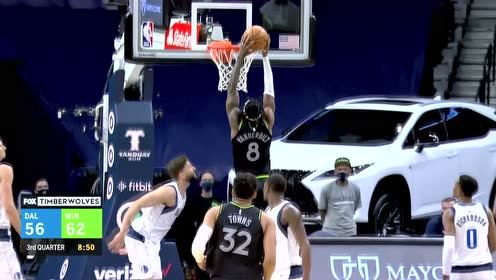 【NBA集锦】爱德华兹假突真传瞒天过海 范德比尔特脚踩弹簧飞天暴扣