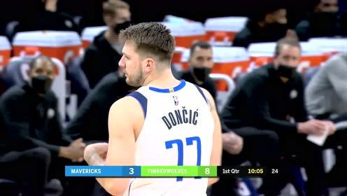 【NBA集锦】眼疾手快第一人 麦克丹尼尔斯风驰电掣跟进补扣瞬间完成