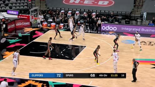 【NBA集锦】Top 5 Plays from San Antonio Spurs vs. LA Clippers