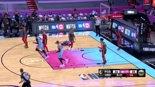 【NBA集錦】這聲大哥我先喊了！阿德巴約漂移暴扣強(qiáng)勢(shì)反超