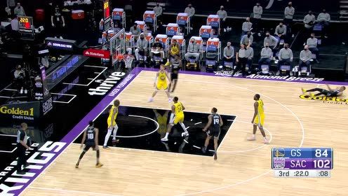 【NBA集锦】哈里伯顿一步晃倒达米恩 完美3分还要加罚