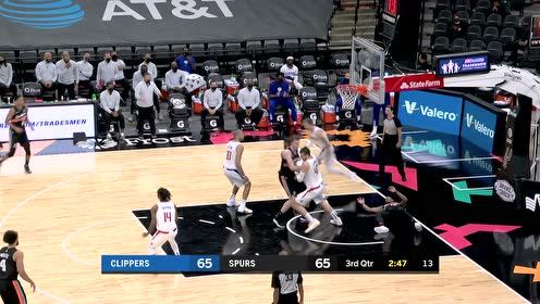 【NBA集錦】給隊(duì)友豎個大拇指 巴圖姆外線接球三分