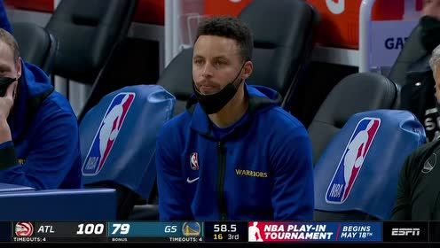 【NBA集錦】卡佩拉補(bǔ)籃助隊三節(jié)過百 庫里心有余而力不足場邊鼓掌助力