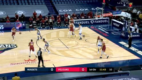 【NBA集锦】穆雷迎面跳投无可阻挡 掘金豪取开门红