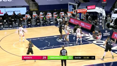 【NBA集锦】听说你喜欢隔扣? 泰特排球大帽扇晕爱德华兹