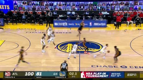【NBA集錦】殺你個猝不及防！曼尼恩搶斷特雷楊壓哨三分直接入網(wǎng)