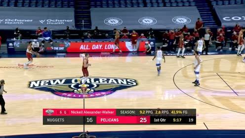 【NBA集锦】约基奇迎风掸尘跳投得手 沃克回马三分反给约老师上一课
