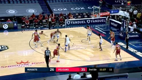 【NBA集锦】如入无人之境！锡安人缝漂移轻取2分