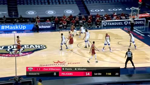 【NBA集锦】气吞万里如虎！锡安泰山陨石坠血扣篮筐