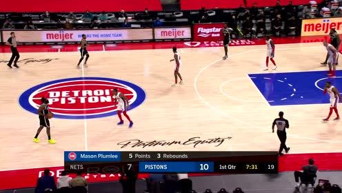 【NBA集錦】普拉姆利反擊單吃哈登 反向“軍訓“大胡子一招轉(zhuǎn)身輕松暴扣