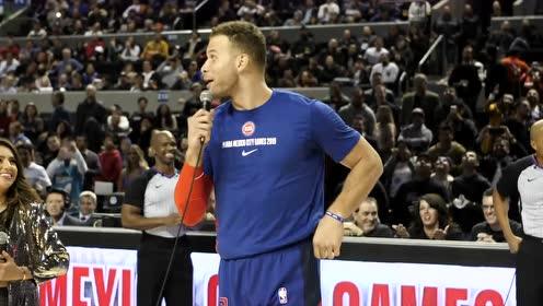 【NBA集錦】活塞主場大屏幕播放格里芬MV 回顧白魔獸活塞生涯