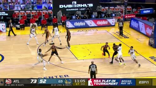 【NBA集錦】再來一個也不嫌多！特雷楊單打獨斗殺入敵區(qū)強(qiáng)打2+1