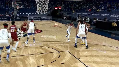 【NBA集锦】约老师风送轻舟助攻小波特 长驱直入凌空暴扣还要2+1