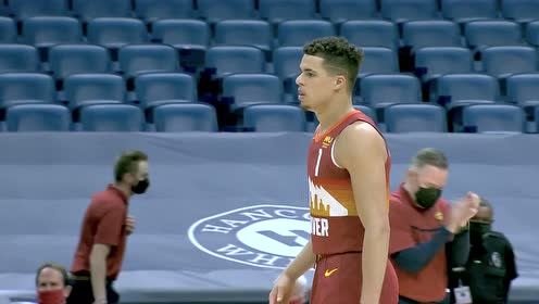【NBA集锦】手起刀落百步穿杨 小波特完美抛物线极限三分命中