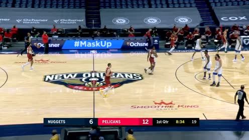 【NBA集锦】锡安快马跳涧硬闯龙潭 无视防守漂移上篮