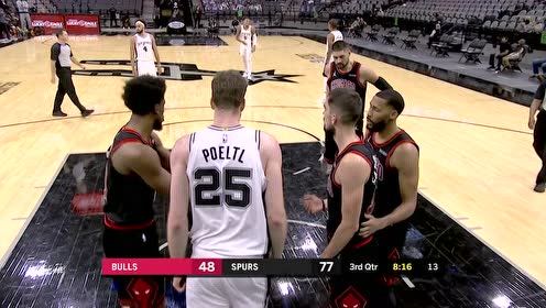 【NBA集錦】內(nèi)線翻江倒海 珀?duì)柼貭柂?dú)戰(zhàn)雙雄2+1打成