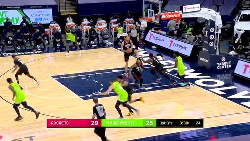 【NBA集锦】沃尔直杀内线 飘逸上篮美轮美奂