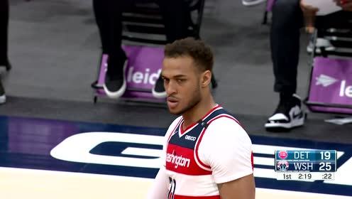 【NBA錄像回放 國語】活塞vs奇才第1節(jié)中文解說回放
