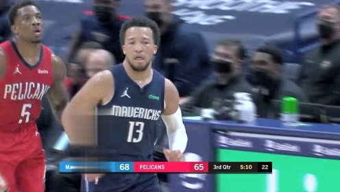 【NBA录像回放 原声】独行侠vs鹈鹕第3节英文解说回放