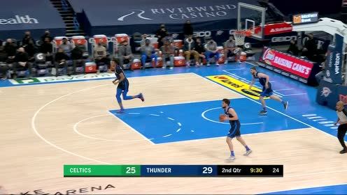 【NBA集锦】终于找回手感 塔图姆命中本场比赛第一球