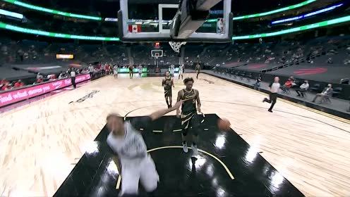 【NBA集锦】杀气三时作阵云!鲍威尔铁手抢断回马雷霆血扣