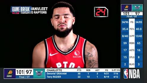 【NBA录像回放 原声】开拓者vs猛龙第1节英文解说回放