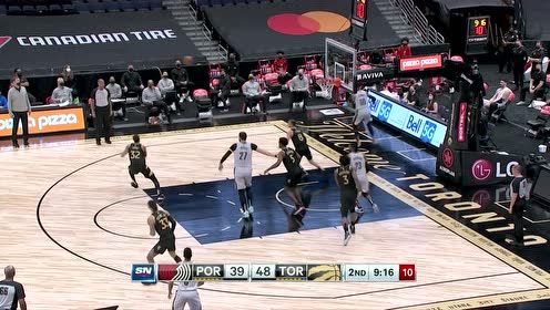 【NBA集锦】瓜哥神预判背传鲍威尔 极限三分一剑落九雁