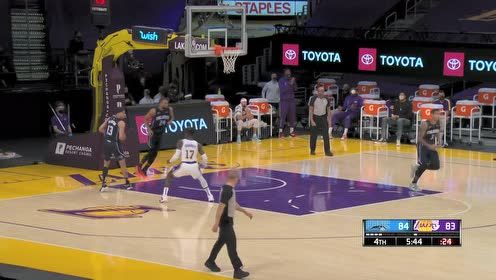 【NBA集錦】紫金內(nèi)線由我來守護(hù)！哈雷爾劈頭蓋臉大帽漢普頓