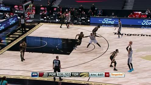 【NBA集锦】比分咬得很紧 范弗利特脚底生风突破变向高抛打进