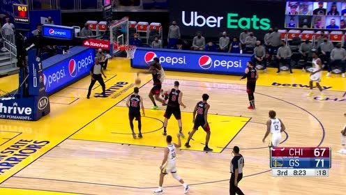 【NBA集锦】扣篮太浪费体力 威金斯抢断反击上篮得手