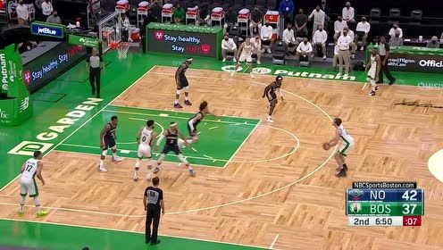 【NBA集锦】塔图姆背后妙传戏耍鹈鹕 克奈特三分穿云一箭穿心