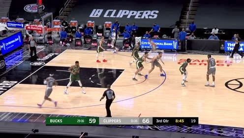 【NBA集锦】生突硬凿破阵摧坚 小卡弹无虚发连得4分