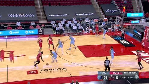 【NBA集锦】身体素质非常劲爆 泰特飞起炸裂补扣