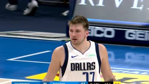 【NBA集錦】該來的總會(huì)來的 東契奇后撤步三分空心入網(wǎng)