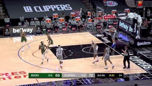 【NBA集锦】雄鹿队集锦 字母哥独木难支空砍32+6