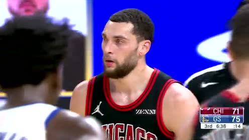 【NBA录像回放 国语】公牛vs勇士第3节中文解说回放