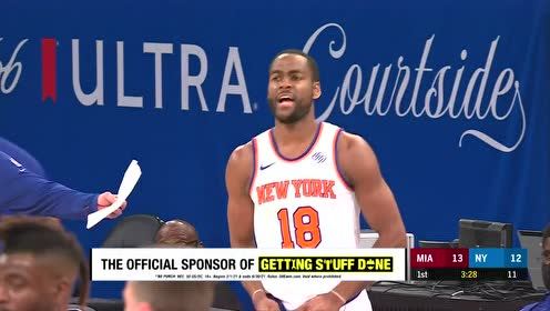 【NBA錄像回放 原聲】熱火vs尼克斯第1節(jié)英文原聲回放