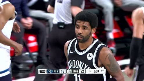 【NBA集錦】森林狼vs籃網(wǎng)第1節(jié)中文解說回放