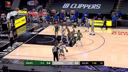 【NBA集锦】杰克逊上篮不中 莱昂纳德异军突起双手补扣