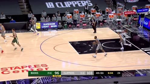 【NBA集锦】米德尔顿击地妙传 大洛接球起飞暴扣得手