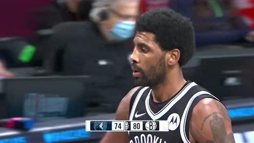 【NBA集錦】急停干拔美如畫 歐文神級(jí)中投打停森林狼