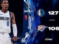 NBA常规赛：雷霆106-127不敌独行侠，迎来3连败