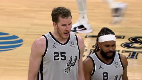 【NBA錄像回放 原聲】國王vs馬刺 第1節(jié)英文原聲回放