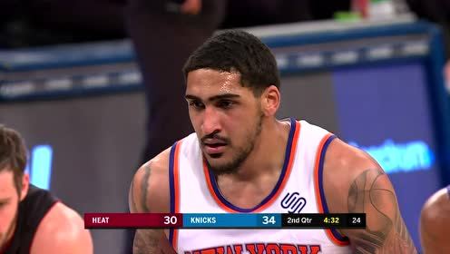 【NBA錄像回放 原聲】熱火vs尼克斯第2節(jié)英文原聲回放