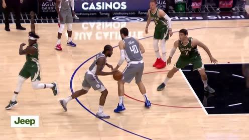 【NBA集锦】不紧不慢致命一击 小卡急停中距离迎射大洛