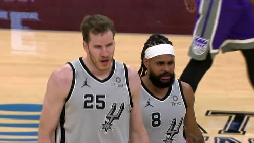 【NBA錄像回放 國語】國王vs馬刺 第1節(jié)中文解說回放